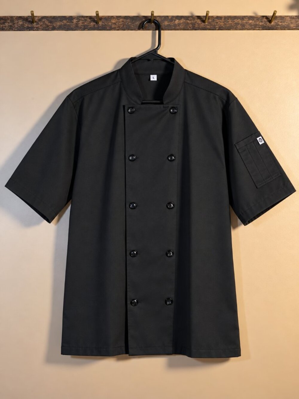 Lightweight Cotton Short Sleeve Chef Coat